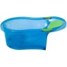 BAIGNOIRE BLEU TRANSLUCIDE A TRANSAT INTEGRE 0-6MO