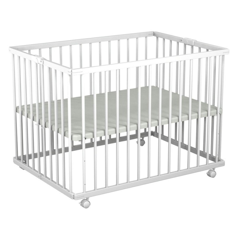 Parc Bois Pliant Alizee Blanc Fms Bebe 9 Noumea