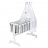 BERCEAU COMPLET ANGE LAQUE BLANC FMS 91204060