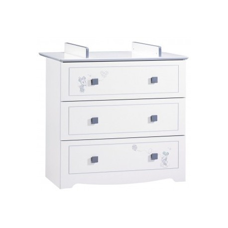 Commode 3 Tiroirs Mickey Minnie Sauthon Kb161 Bebe 9 Noumea