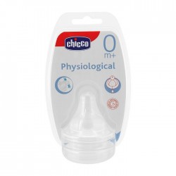 TETINE PHYSIO SILICONE FLUX NORMAL CHICCO