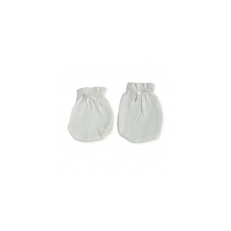 Paire De Moufles Coton Blanc Novatex H14 6579 Bebe 9 Noumea