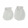 PAIRE DE MOUFLES COTON BLANC NOVATEX 8075017