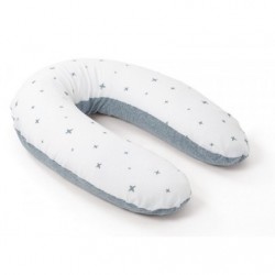 COUSSIN DE MATERNITE DOOMOO BLUE STARS A062020