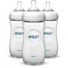 LOT 3 BIBERON NATURAL 2.0 330ML AVENT SCF036/37