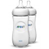 LOT DE 2 BIB NATURAL 2.0 330 ML AVENT SCF036/27
