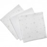LOT 3 LANGES BAMBOU 60X60 ETOILE ET BLANC POYET MOTTE 1300564