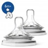 2 TETINES NATURAL 6M+ LIQUIDES EPAISSIS SCF046/27