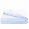 COUVERTURE MICRODOUX LIGHT BLUE 75X100