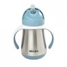 TASSE PAILLE INOX BLUE BEABA 913481