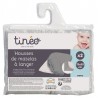 LOT 2 HOUSSE MATELAS A LANGER GRIS CLAIR 154483