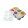 MOULE EN SILICONE 6 PORTIONS GRIS DBB 209315