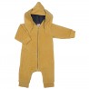 COMBI VELOUR LAPIN MOUTARDE 3/6M BBANDCO COLA04B