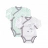 LOT DE 2 BODY ML BB D AMOUR 3M GARCON 8092114