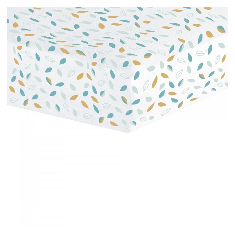DRAP HOUSSE FEUILLES 70X140 NOVATEX 8160037