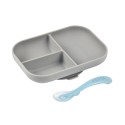 ASSIETTE COMP + CUILLERE GREY BEABA 913508
