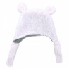 BONNET CHAPKA OURS SHERPA BLANC 0-6M CHAPK01A