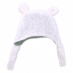 BONNET CHAPKA OURS BLANC 6-12M BBANDCO CHAPK01B