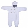COMBI PILOTE OURS SHERPA BLANC 0/3M COMBP01A