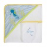 SORTIE DE BAIN + GANT OCEAN GALATEXE OCEAN106