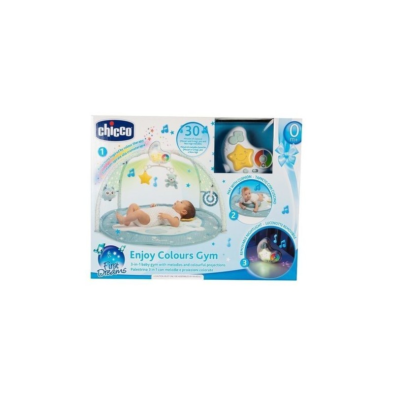 TAPIS D EVEIL COLORS GYM BLEU CHICCO 000098662000