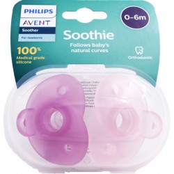 CURVED SOOTHIE GIRL 06M AVENT SCF099/22