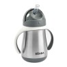 TASSE PAILLE INOX 250ML MINERAL GREY BEABA 913536