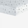 DRAP HOUSSE ETOILE GRISES 60X120 NOVATEX 8150018