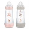 BIBERON EASY START 320ML LOT 2 BLUSH DUNE 6306604