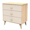 COMMODE 3 TIROIRS BASILE SAUTHON DZ161