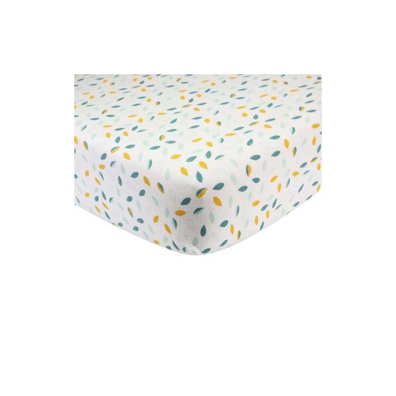 DRAP HOUSSE FEUILLES 60X120CM NOVATEX 8151016 DRAP HOUSSE FEUILLES 60X120CM NOVATEX 8151016