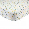 DRAP HOUSSE FEUILLES 60X120CM NOVATEX 8151016