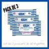 LOT PACK X3 LINGETTE DODIE FIBRE VEGETALE