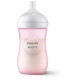 BIBERON NATURAL 3.0 260ML ROSE AVENT SCY903/11