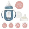 BIBERON VERRE + SILICONE WINDY BLUE BEABA 913519