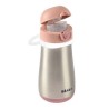 GOURDE INOX + ANSE 350ML OLD PINK BEABA 913522