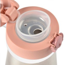 GOURDE INOX + ANSE 350ML OLD PINK BEABA 913522