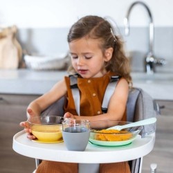 COFFRET REPAS EN VERRE SILICONE YELLOW 913518