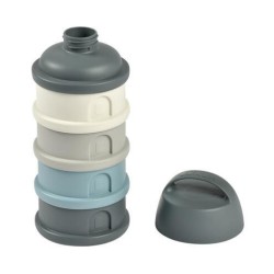 BOITE DOSEUSE 4CPTS MINERAL GREY BLUE BEABA 911712