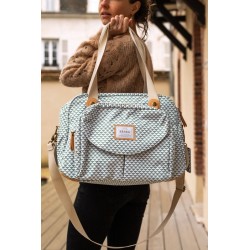 SAC A LANGER GENEVE PLAYPRINT SAGE GREEN BEABA