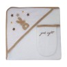SORTIE DE BAIN ETOILE LAPIN GALATEXE ETOILE106