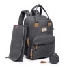 SAC A DOS A LANGER GRIS FONCE ART0233