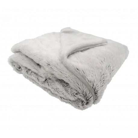 COUVERTURE SNOW DOUBLEE MICRODOUX 75X100 SOURIS