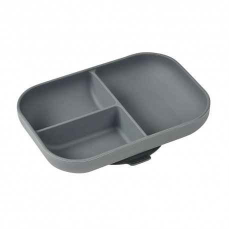 ASSIETTE COMPARTIMENTEE SILICONE GREY BEABA 913548