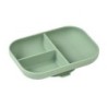 ASSIETTE COMPARTIMENTEE SILICONE VERT SAUGE 913549