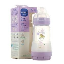 BIBERON EASY START ANTI COLIQUE 260ML LILAS MAM