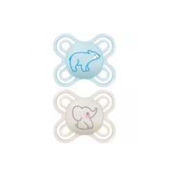 DUO SUCETTE PERFECT NAISSANCE 0-2M DECOR MAM 63546
