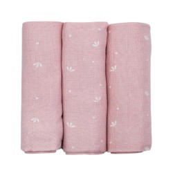 LOT 3 LANGES PETALE ROSE NOVATEX 8135048