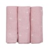 LOT 3 LANGES PETALE ROSE NOVATEX 8135048