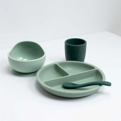 COFFRET REPAS 4PCS SILICONE SAUGE SAPIN 8530002